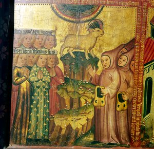 Das Lamm von Zion, 14.-15. Jahrhundert von Master Bertram of Hamburg