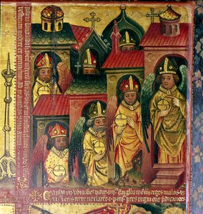 Die sieben Briefe an die sieben Kirchen, 14.-15. Jahrhundert von Master Bertram of Hamburg