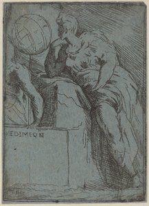 Endymion von Master F.P. after Parmigianino
