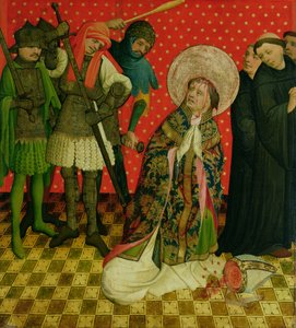 Das Martyrium des hl. Thomas von Canterbury, Tafel vom St. Thomas Altar aus der St. Johanniskirche, Hamburg, begonnen 1424