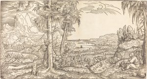 Der heilige Johannes auf Patmos