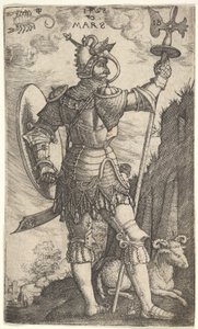 Mars aus Die Götter, die über den Planeten herrschen, 1528