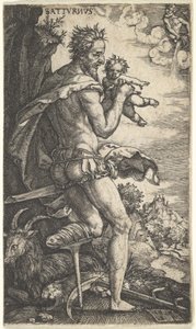 Saturn, aus Die Götter, die über die Planeten herrschen, 1525