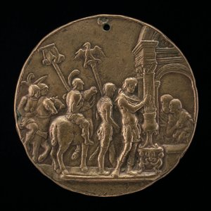 Mucius Scaevola, zweite Hälfte des 15. Jahrhunderts von Master IO.FF.