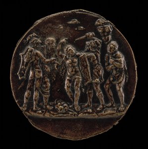 Das Opfer der Iphigenie, zweite Hälfte des 15. Jahrhunderts von Master IO.FF.