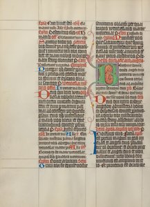 Geschmücktes Initial B von Master Michael