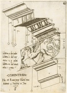 Gebälk vom Tempel des Antoninus und Faustina, Rom von Master PS