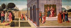 Susanna und die Ältesten im Garten und der Prozess von Susanna vor den Ältesten von Master of Apollo and Daphne