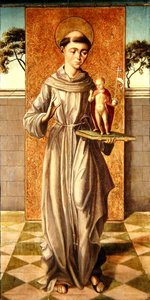 Der heilige Antonius von Padua mit dem Christkind