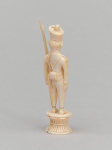 Weißer Bauer, Schachfigur, Indien, um 1820 von Master of Coetivy