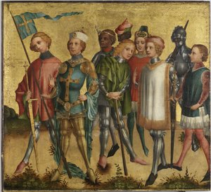 Heiliger Gereon von Köln mit Soldaten von Master of Cologne