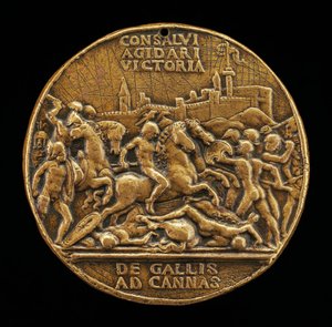 Die Schlacht von Cannae [Vorderseite], ca. 1503 von Master of Coriolanus