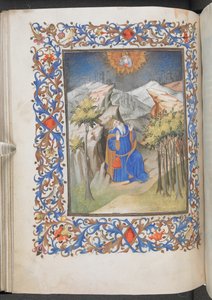 David im Gebet, Anjou Stunden, Egerton 1070, f.44v