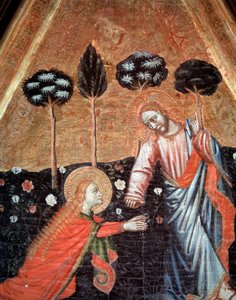 Noli me tangere (Detail) von Master of Estopiñán