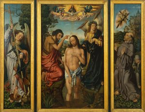 Triptychon der Taufe Christi