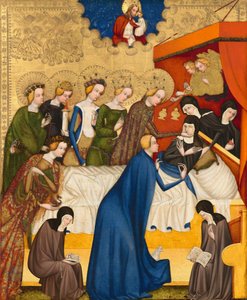 Der Tod der Heiligen Klara, ca. 1400-1410