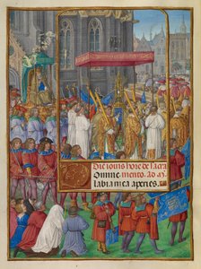 Prozession zu Fronleichnam von Master of James IV of Scotland