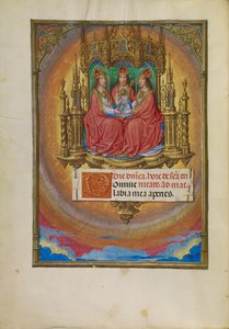Die Heilige Dreifaltigkeit auf dem Thron von Master of James IV of Scotland
