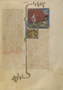 Gott spricht zu Joel von Master of Jean de Mandeville