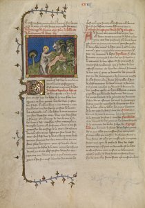 Die Erschaffung Adams von Master of Jean de Mandeville