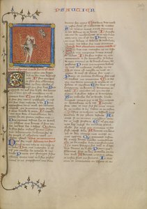 Der Narr und ein Dämon von Master of Jean de Mandeville