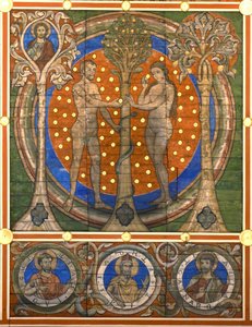 Adam und Eva. (Detail) von Master of Lower Saxony