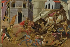Die Vertreibung von Tarquin und seiner Familie aus Rom von Master of Marradi