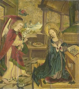 Verkündigung an die Jungfrau von Master of Salemer altar