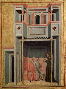 Zyklus des Lebens der Heiligen Cäcilia (Detail) von Master of St. Cecilia