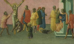 Das Martyrium der Heiligen, 1400-50 von Master of St. Julitta and St. Quiricus Master of St. Julitta and St. Quiricus