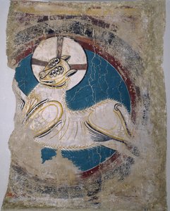 Apokalyptisches Lamm aus Sant Climent de Taüll von Master of Tahull