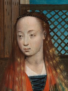 Detail der Barmherzigkeit des St. Nikolaus, vom Altarbild des St. Nikolaus, ca. 1486-93 von Master of The Legend of St. Lucy