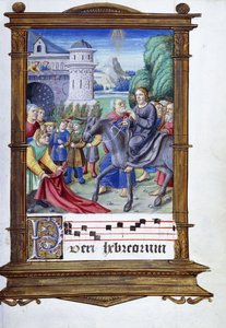 Der Einzug in Jerusalem von Master of the Anglo Hours