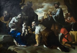 Die Anbetung der Könige von Master of the Annunciation to the Shepherds