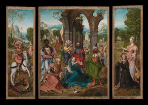 Anbetung der Könige, ca. 1519 von Master of the Antwerp Adoration