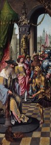 König David erhält das Zisternenwasser von Bethlehem, 1515-1520