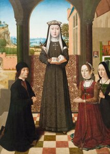 Heilige Katharina von Bologna, um 1510 von Master of the Baroncelli Portraits