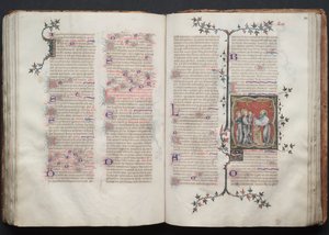 Das Gotha-Missale: Fol. 107v, Text (ca. 1375)