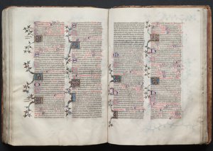 Das Gotha-Missale: Fol. 122r, Text, ca. 1375 von Master of the Boqueteaux