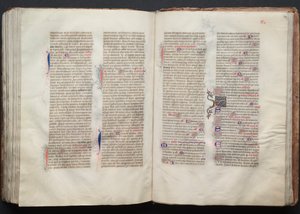 Das Gotha Missale: Fol. 133v, Text von Master of the Boqueteaux