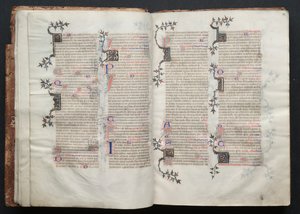 Das Gotha Missale: Fol. 13r, Text von Master of the Boqueteaux