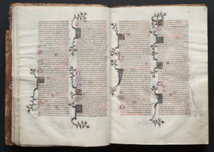 Das Gotha Missale: Fol. 14v, Text von Master of the Boqueteaux
