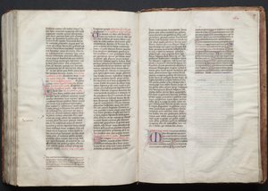 Das Gotha Missale: Fol. 156v, Text, ca. 1375