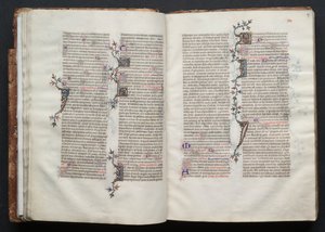 Das Gotha Missale: Fol. 27r, Text, um 1375 von Master of the Boqueteaux