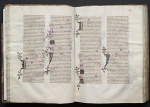 Das Gotha Missale: Fol. 34r, Text, ca. 1375 von Master of the Boqueteaux
