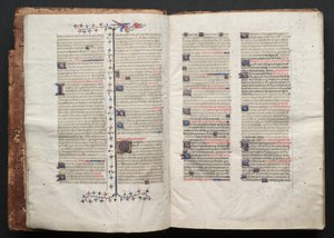 Das Gotha Missale: Fol. 3r, Text, um 1375