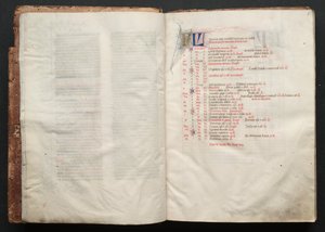 Das Gotha Missale: Fol. 5r, Text, ca. 1375 von Master of the Boqueteaux