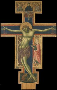 Kruzifix von Master of the Borgo Crucifix