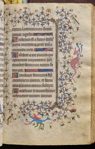 Stundenbuch von Charles dem Edlen, König von Navarra (1361-1425): fol. 107r, Text