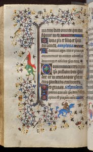 Stundenbuch von Karl dem Edlen, König von Navarra (1361-1425): fol. 171v, Text von Master of the Brussels Initials and Associates